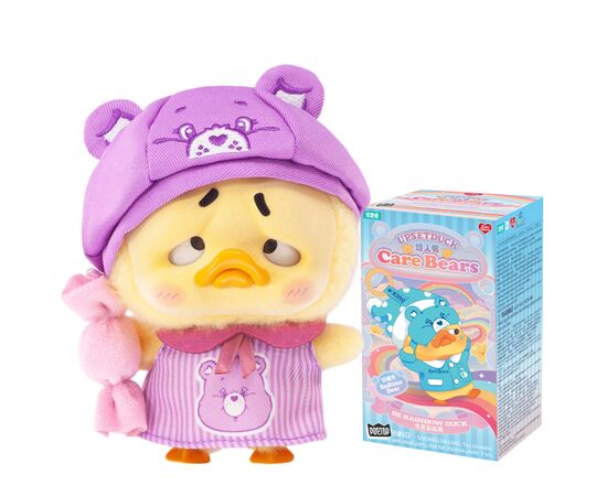 М'яка іграшка Pop Top сюрприз з кільцем 1983toys Upset Duck x Care Bears Будь веселкою (AP17183806800C)