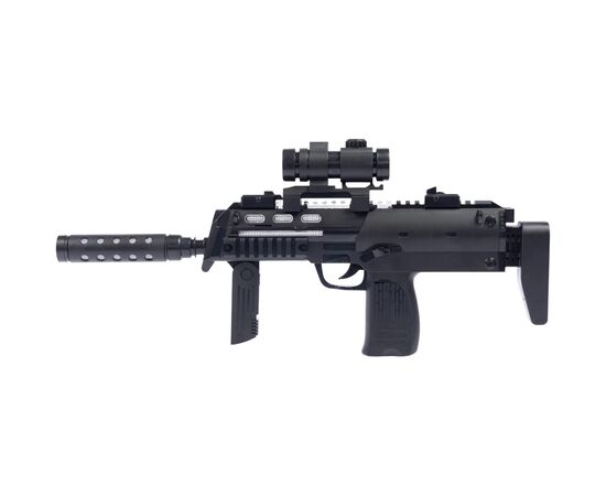 Игрушечное оружие ZIPP Toys Автомат светло-звуковой HK MP7 Черный (810B), изображение 2