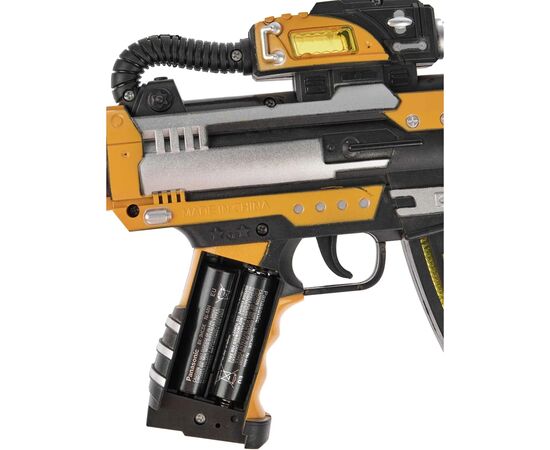 Игрушечное оружие ZIPP Toys Автомат свето-звуковой Оружие будущего Желтый (819), изображение 6