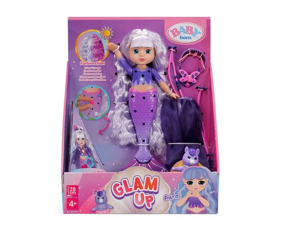Кукла Zapf Baby Born серии Glam Up – Русалочка Аура 28 см (871799), изображение 6