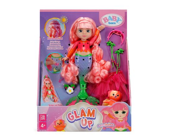 Кукла Zapf Baby Born серии Glam Up – Русалочка Саншайн 28 см (871782), изображение 7