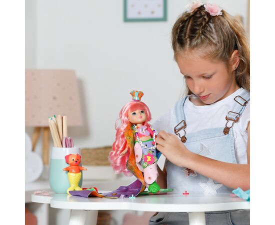 Кукла Zapf Baby Born серии Glam Up – Русалочка Саншайн 28 см (871782), изображение 8