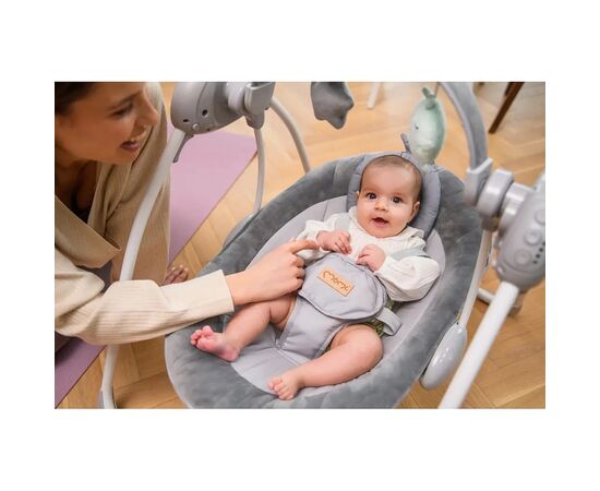 Кресло-качалка MoMi Kenani Onyx Gray (BULE00048), изображение 10