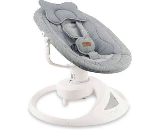 Крісло-гойдалка MoMi PEARL baby swing grey (BULE00040), зображення 4