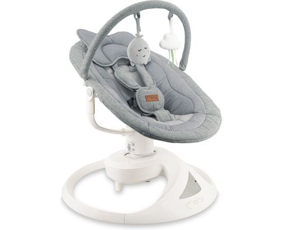 Крісло-гойдалка MoMi PEARL baby swing grey (BULE00040)