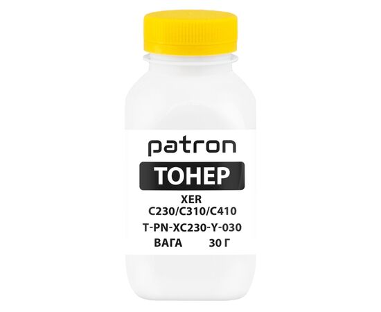 Тонер XER C230/C310/C410, 30 г, Yellow Patron (PN-XC230-Y-030)