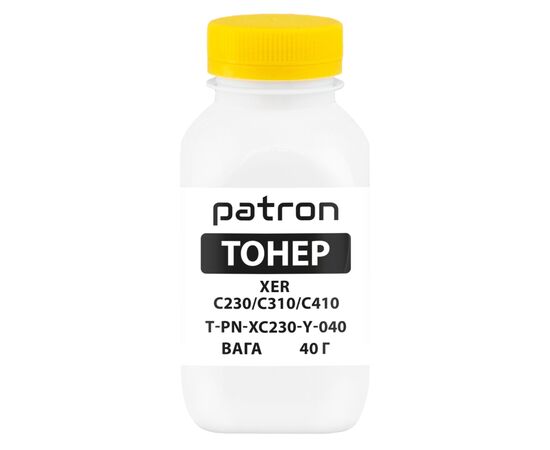 Тонер XER C230/C310/C410, 40 г, Yellow Patron (PN-XC230-Y-040)
