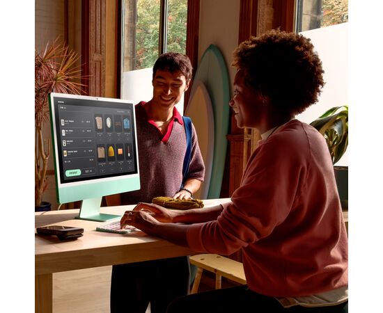 Комп'ютер Apple 24" iMac Retina 4.5K / Apple M4 (10-c/CPU, 10-c/GPU), 24, 512, Silver, A3137 (MCR24UA/A), зображення 4