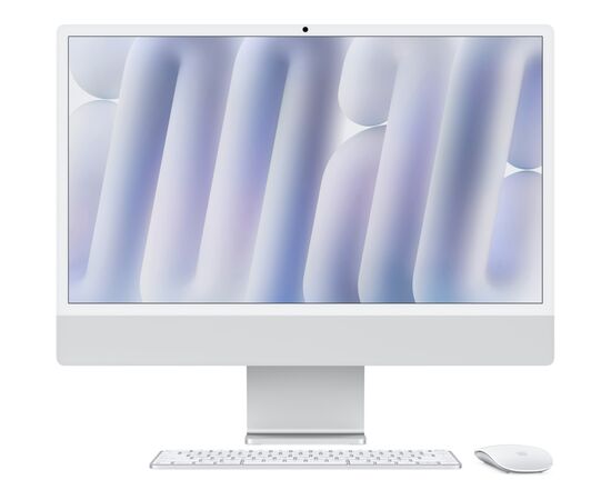 Комп'ютер Apple 24" iMac Retina 4.5K / Apple M4 (10-c/CPU, 10-c/GPU), 24, 512, Silver, A3137 (MCR24UA/A)