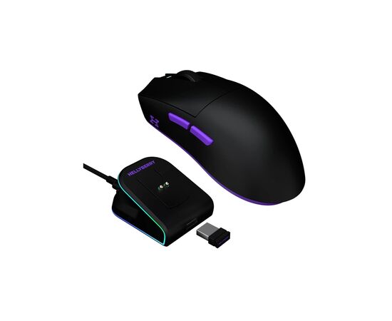 Мышка Hator Hellyberry HM47 Wireless Black/Violet (HM47_black_violet), изображение 2