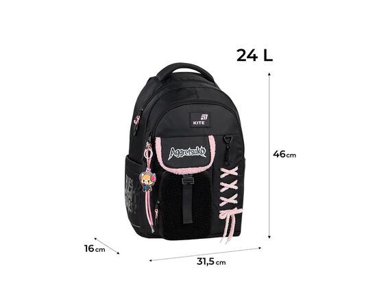 Рюкзак шкільний Kite Education teens 2597L Aggretsuko (AR26-2597L), зображення 12
