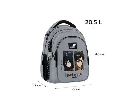 Рюкзак школьный Kite Education teens 8001M Attack on Titan (AT26-8001M), изображение 12