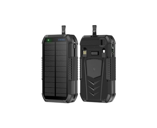 Батарея универсальная AURA NRG-40SE ARM SOLAR 40000mAh Wireless Dynamo charging Black (PBANRG40SEB)