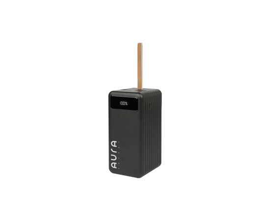 Батарея универсальная AURA NRG-P100 100000mAh 22.5W Black (PBANRG-P100B)