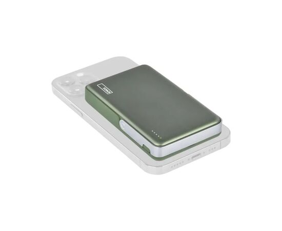 Батарея универсальная EMOS 10000mAh, MagSafe, 20W, green (B0552AG), изображение 11