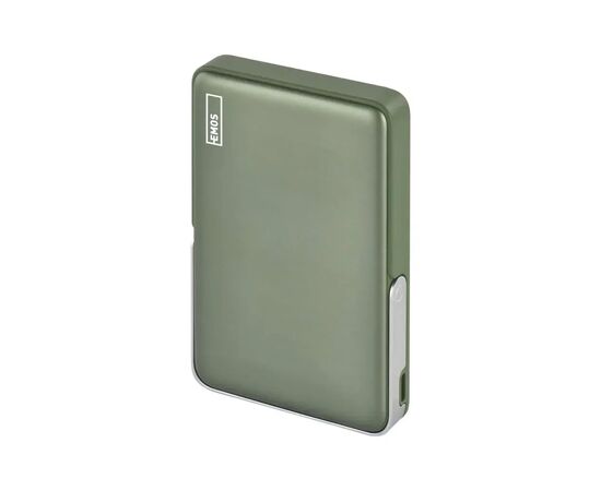 Батарея универсальная EMOS 10000mAh, MagSafe, 20W, green (B0552AG), изображение 2