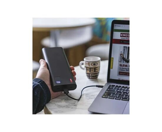 Батарея універсальна EMOS 27000mAh NTBF30, 100W, Pass-through, black (B0561B), зображення 12