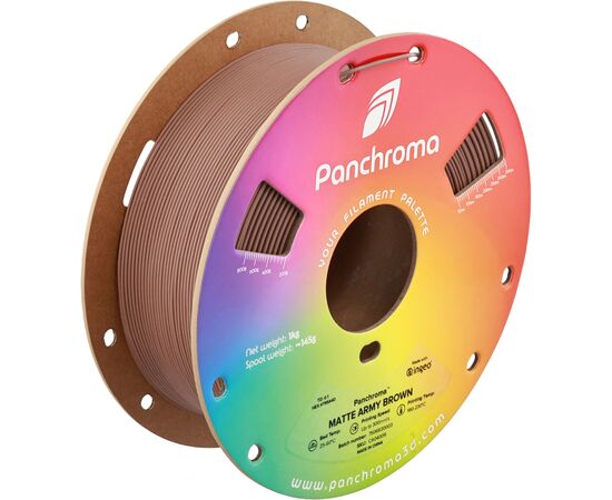 Пластик для 3D-принтера Polymaker PLA PANCHROMA MATTE 1,75mm 1kg ARMY BROWN (CA04009)