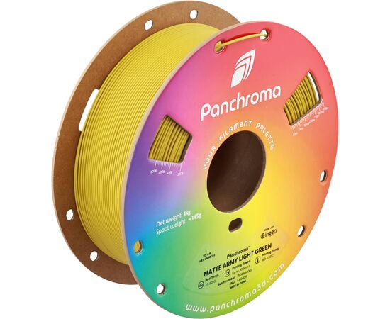 Пластик для 3D-принтера Polymaker PLA PANCHROMA MATTE 1,75mm 1kg ARMY LIGHT GREEN (CA04011)