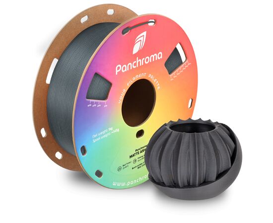Пластик для 3D-принтера Polymaker PLA PANCHROMA MATTE 1,75mm 1kg ASH GREY (CA04014), изображение 5