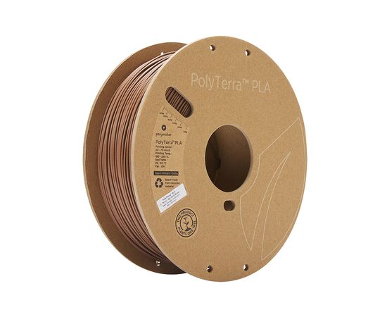 Пластик для 3D-принтера Polymaker PLA PolyTerra 1,75mm 1kg EARTH BROWN (PM70907)