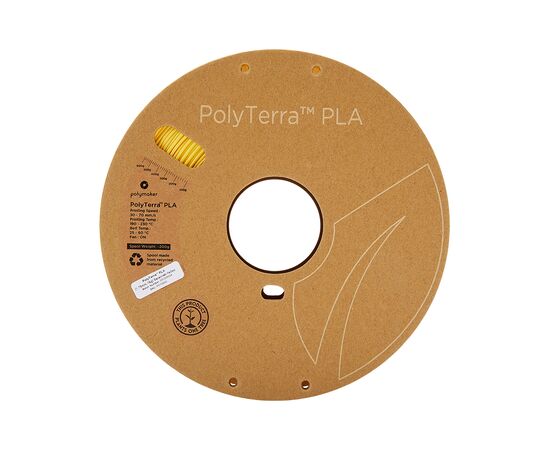 Пластик для 3D-принтера Polymaker PLA PolyTerra 1,75mm 1kg SAVANNAH YELLOW (PM70850), изображение 2