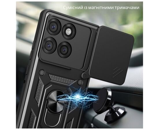 Чохол до мобільного телефона BeCover Military Motorola Edge 70 Black (715529), зображення 6