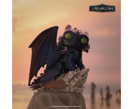 Фигурка Funko Pop серии Как укротить дракона - Беззубик на скале (86140), изображение 3