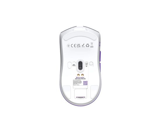 Мышка Hator Hellyberry HM47 Pro RGB Wireless/Bluetooth/USB White/Violet (HM47PRO_white_violet), изображение 7