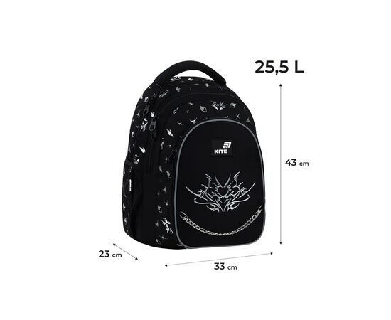 Рюкзак школьный Kite Education teens 8001L Gothic Elegance (K26-8001L), изображение 12