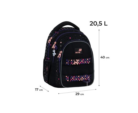 Рюкзак школьный Kite Education teens 8001M Romantic Street Art (K26-8001M-1), изображение 12