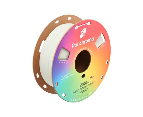 Пластик для 3D-принтера Polymaker PLA PANCHROMA GLOW 1,75mm 1kg GREEN (CA02030), изображение 2