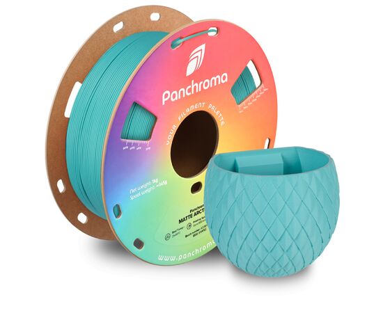 Пластик для 3D-принтера Polymaker PLA PANCHROMA MATTE 1,75mm 1kg ARCTIC TEAL (CA04006), изображение 5