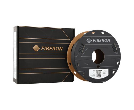 Пластик для 3D-принтера Polymaker Fiberon PA612-CF15 1,75mm 0,5kg BLACK (FG07001), изображение 4