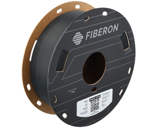 Пластик для 3D-принтера Polymaker Fiberon PA612-CF15 1,75mm 0,5kg BLACK (FG07001)