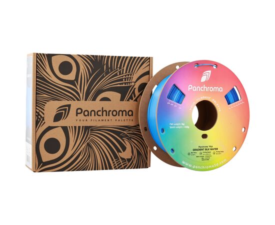 Пластик для 3D-принтера Polymaker PLA PANCHROMA GRADIENT 1,75mm 1kg SILK WATER (CA03036), изображение 6