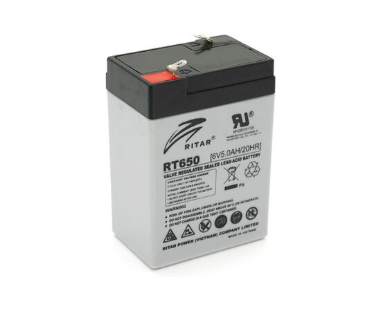 Батарея к ИБП Ritar AGM RT650, 6V-5Ah (RT650)