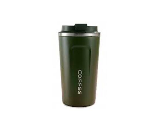 Термокружка Merlion MugCoffe 500 мл з відкидною кришкою, зелена (MugCoffe-500Green)