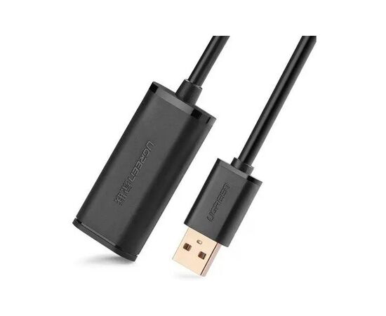 Дата кабель USB 2.0 AM to AF 15.0m Active black Ugreen (10323), зображення 2