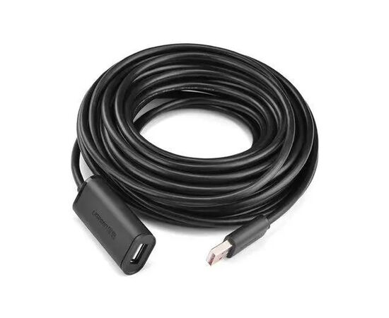 Дата кабель USB 2.0 AM to AF 15.0m Active black Ugreen (10323), зображення 4
