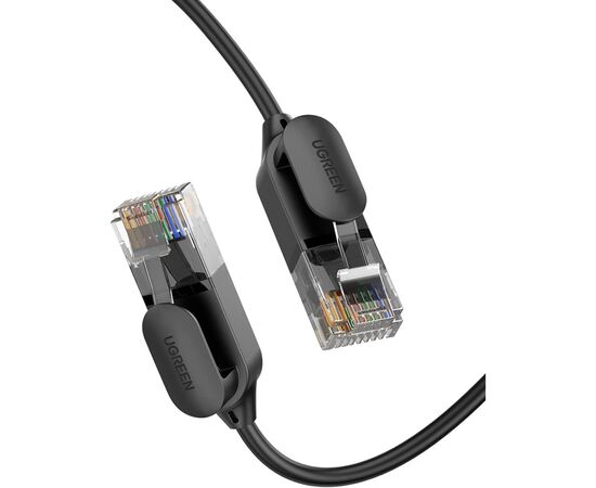 Патч-корд 10м, UTP cat 6 RJ-45 COPPER black Ugreen (U_70656)