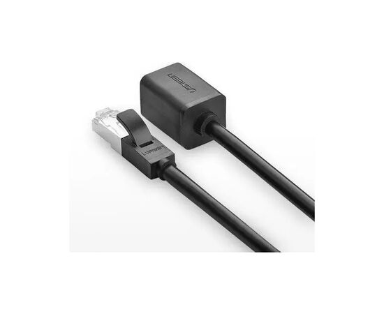 Патч-корд 5м F/UTP cat 6 RJ-45 extension black Ugreen (U_11283), зображення 3