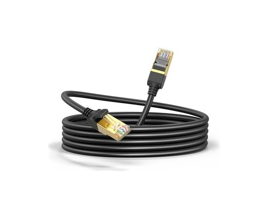Патч-корд 15м, F/FTP cat 7 RJ-45 black Ugreen (U_11274), изображение 2