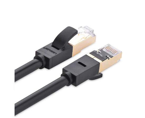 Патч-корд 5м, F/FTP cat 7 RJ-45 black Ugreen (U_11271), изображение 2