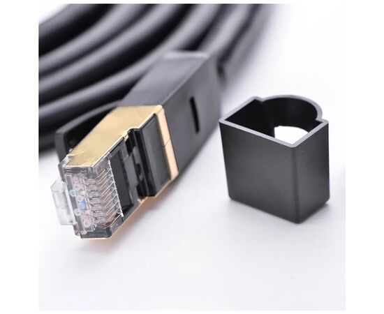 Патч-корд 5м, F/FTP cat 7 RJ-45 black Ugreen (U_11271), изображение 4