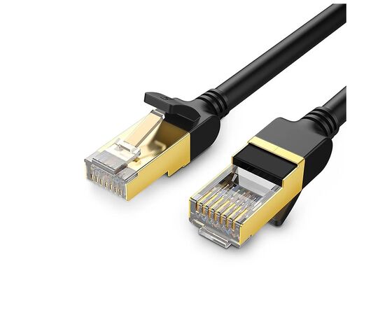 Патч-корд 10м, F/FTP cat 7 RJ-45 black Ugreen (U_11273)