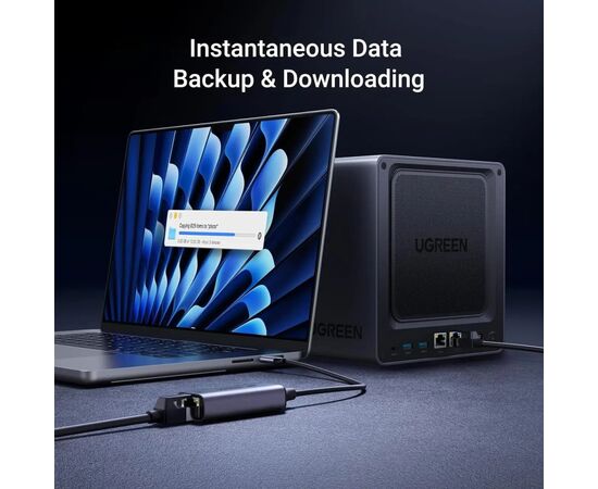 Переходник USB-C to RJ45 Ethernet 2500Mbps Ugreen (25052), изображение 3