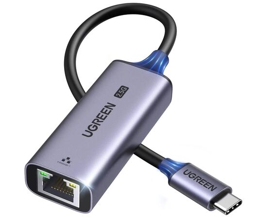 Переходник USB-C to RJ45 Ethernet 2500Mbps Ugreen (25052)
