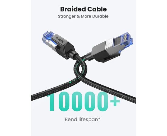 Патч-корд 1м, S/FTP cat 7 RJ-45 COPPER Ugreen (U_80429), изображение 2