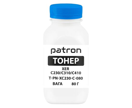 Тонер XER C230/C310/C410, 80 г, Cyan Patron (PN-XC230-C-080)
